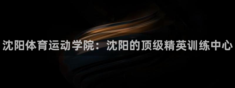 海南MK体育官网下载发展怎么样：沈阳体育运动学院：沈